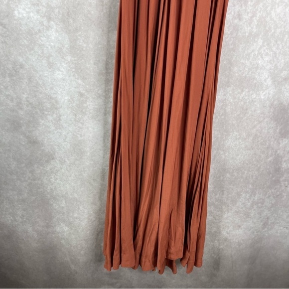 S/W/F SWF Zest Wide Leg Sleeveless Tie Shoulder Strap Square Neck Jumpsuit Sz XS - Picture 8 of 10